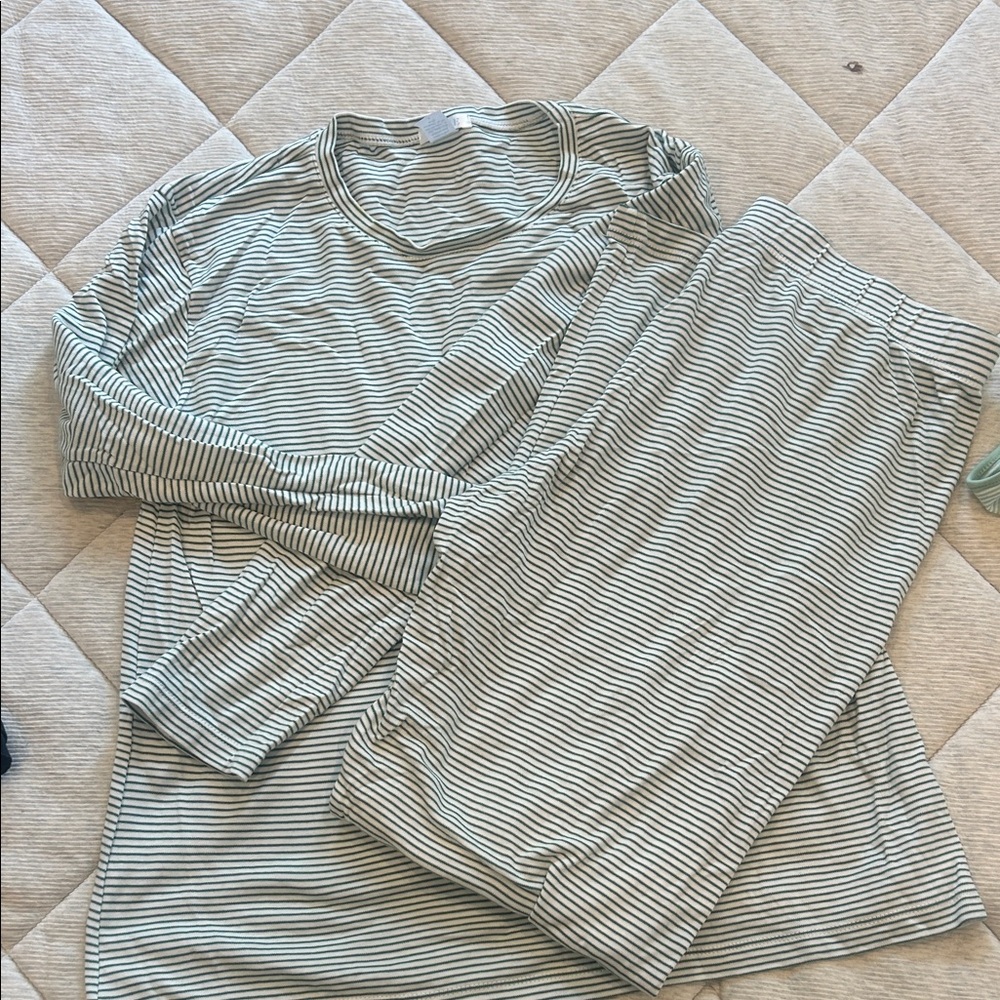 LAKE Striped Pajama Set